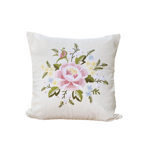 Embroidery pillow cover kit for beginners 1 piece 1
