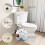 Ceramic cat toilet bolt caps decorative 2 pcs 6