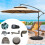 Patio Umbrella Stand with Shaker Armrest 7