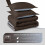 Queen Comforter Set Brown Blue 3-Piece 88x92 Inch 6