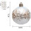 Vintage Shatterproof Snowflake Ornaments Silver 6PCS 3