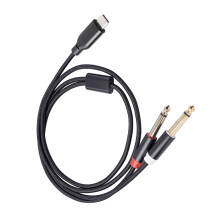Καλώδιο USB-C σε καλώδιο TRS 6,35 mm για ακουστικά, 100cm/200cm/300cm