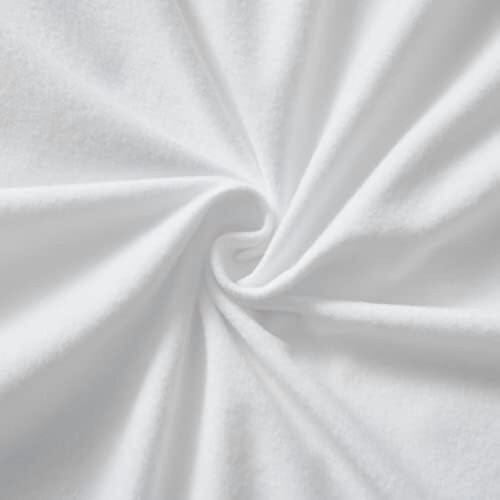 Flannel Sheets Warm Cozy Deep Pocket Queen White 1