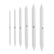 Estompes et tortillons pour l'art du papier (6 pièces)