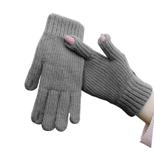 Vintertermohansker Fleeceforet Vindtett med Finger