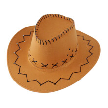 Hata Cowboy Suede do Pháistí le haghaidh Cultacha Iartharacha, Gléasadh Suas do Leanaí Óga