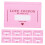 Valentine's Day scratch card favors pink 20 sheets 7