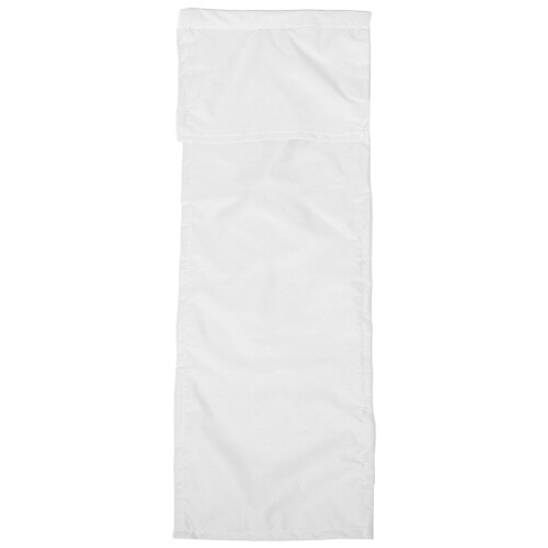 Store vénitien sans cordon en polyester blanc pour porte vitrée (1 pièce)