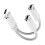 Adaptador de carregamento USB-C 2 em 1 com portas USB-A e USB-C 1