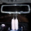 Cubierta del espejo retrovisor con ribete de cristal blanco 7