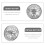 Sweater Buttons Silver Metal Round 20 pcs 5