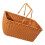 Handvävd brun förvaringskorg rustik mångsidig 1