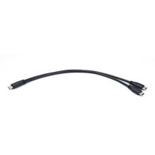 Cabo divisor USB-C para carregamento rápido de 30 cm