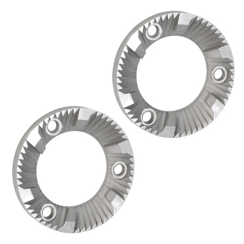 Kaffekvarnset i rostfritt stål, 40 mm, 2-pack