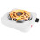 Electric Single Burner Hot Plate 1000W 5-Temp Settings White 6