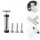 Wurstfüller-Set aus Edelstahl mit ergonomischem Griff1 1