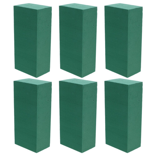 Verstärkte Blumenblock-Untersetzer, 6er-Pack