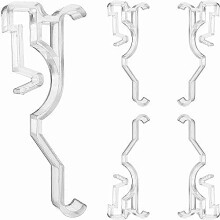 Transparente Blendenclips für 2-Zoll-Jalousien, 6er-Pack
