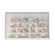 Boîte de présentation en acrylique transparent pour figurines (1 pièce)