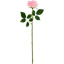 Bouquet de mariée artificiel rose rose 45 cm couleur champagne