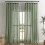 Cortinas de linho com filtragem de luz, conjunto de 2 painéis de 96x52 polegadas. 1