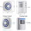 Wireless Motion Sensor Door Chime PIR Plug-in Receiver LED 2