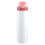 Isolierte Edelstahl-Trinkflasche mit Strohhalm, rosa 1
