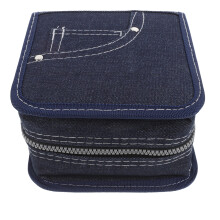 Stijlvol design CD/DVD-displayhoes van denim, 60 stuks