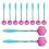 Stainless Steel Coffee Stirrer Sunflower Design10pcs 1