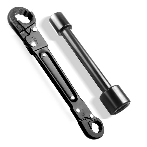 Kit de clé d'arrêt de plomberie pour raccords à compression professionnels