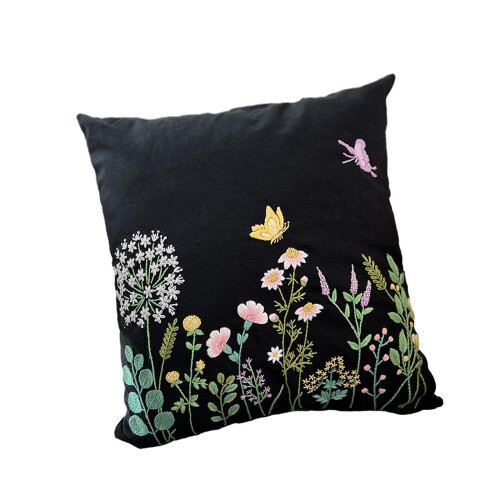 Embroidery Pillow Cover Kit for Beginners, Semi-finished 2