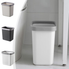 Keukenafvalbak met pedaaldeksel, hoog, wit, 13 gallon (ca. 49 liter)