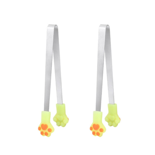 Mini pinces en silicone en forme de patte de chat (2 pièces)