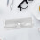 7Pcs Hard Shell Eyeglass Case Transparent Fashionable Durable Storage Container 1