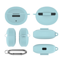 Siliconen hoesje voor de Buds4, stof- en waterbestendig.