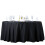 BalsaCircle 108" rund premium polyesterduk til bryllup, svart 2