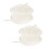 Cadarços de tule largos e planos em organza transparente (2 peças) 1