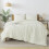 Ivoren Boho getuft dekbedset, queensize, 3-delig 1