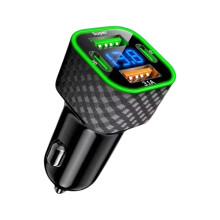 Nabíjačka do auta s USB-C, dvojitá PD s displejom napätia