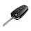 Ford HU101 flip key shell black 3-button 5