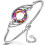 Bracciale Phoenix con cristalli austriaci, regolabile da 7 a 12 1