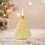 Bougie parfumée AuroraX Mini en forme de sapin de Noël avec 1