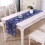 Nappe de Noël rectangulaire en mousseline de Bohême 1