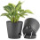 Plantepotter Selvvandende 20 cm, 2-pak, sort 1