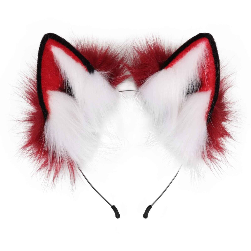 Handmade Wolf Ears Headband for Girls 8â12 and Adults