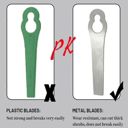 Metal Edger Blades Universal Replacement for Grass Trimmer 2
