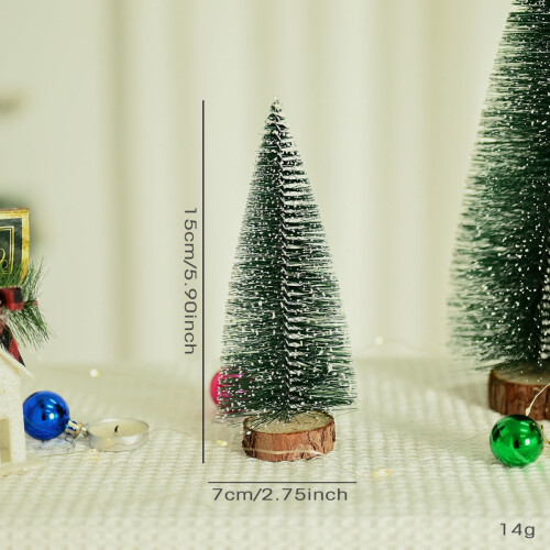 Mini julgransdekoration vintergröna liten 1-pack