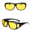 Night Vision Glasses for Driving Black One Size 2