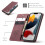 CaseMe slim wallet case for iPhone 13 red 4
