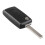PEUGEOT VA2 car key shell CE0536 black 3-button 5